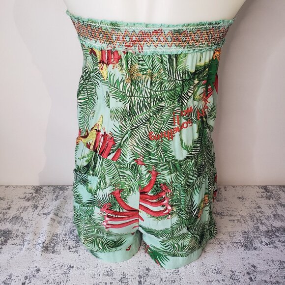 Desigual Spain Cute Beach Spring/Summer Tropical Shorts Suit Romper - Picture 3 of 14